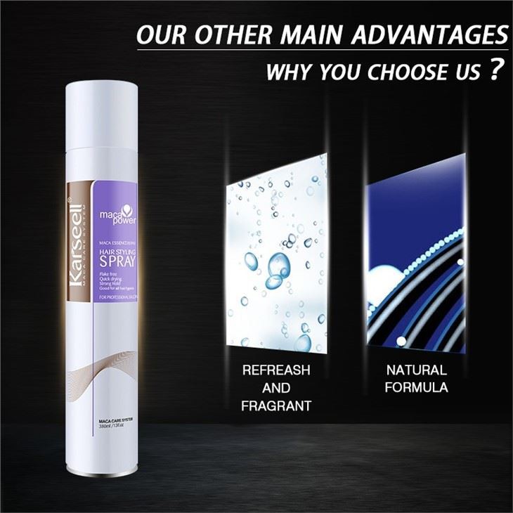 Aromatherapy Strong Hold Hair Styling Spray For Hair Salon
