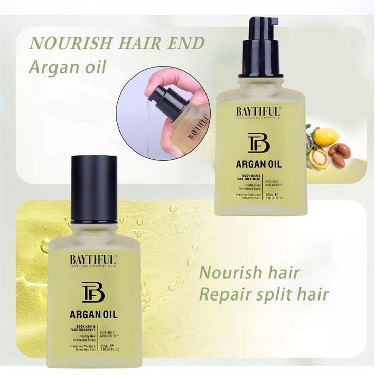 Baytiful Natural Essentials Argan Oil Treatment For Body Hair And Face Treatment